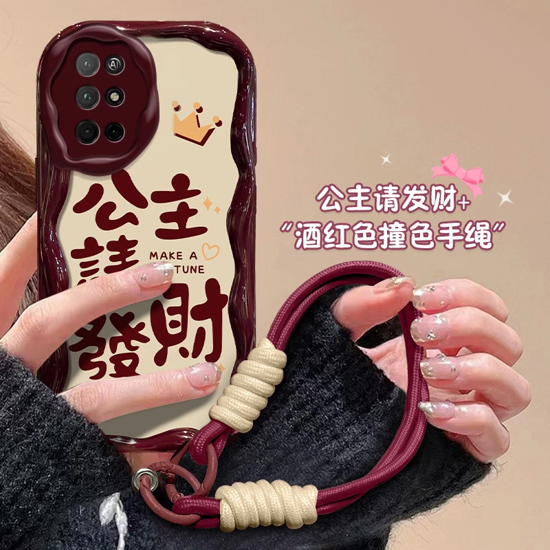 华为荣耀30S手机壳公主请发财CDY-AN90防摔软壳女款高级感保护套s