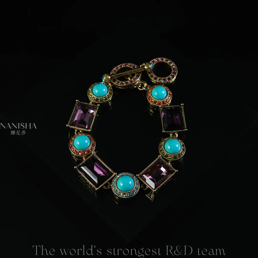 铜合金树脂手链 溯源好物Vintage（精工H系列)紫色方糖手链~9581