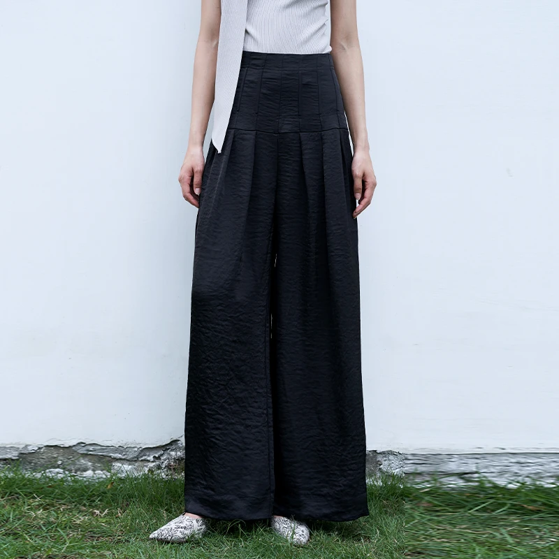 时尚百搭休闲慵懒风极简休闲裤S7212