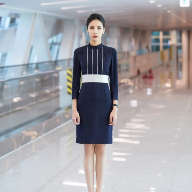 Z高级感西装连衣裙女秋季时尚职业工装裙子女8909