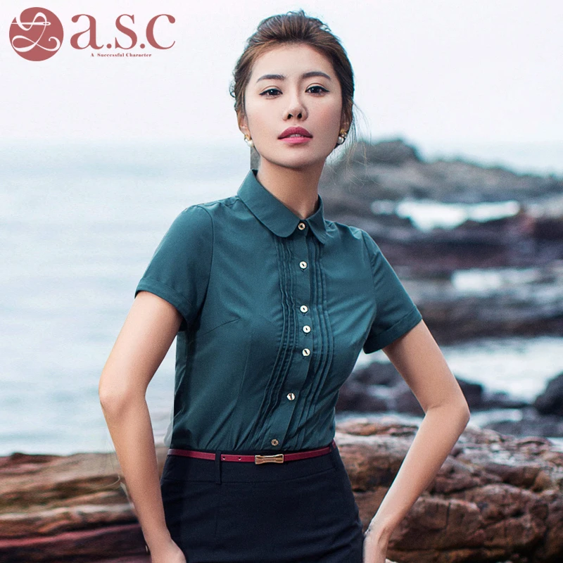 Z夏季时尚气质短袖正装工作服职业装女空姐制服B27