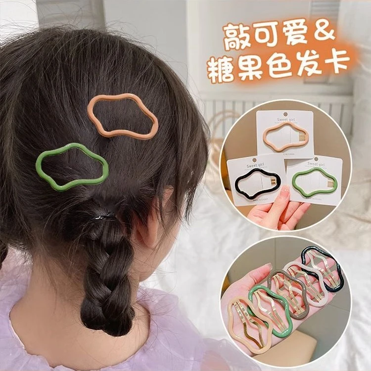 儿童发夹女刘海bb夹侧边碎发神器发卡子2023新款头发女童ins简约