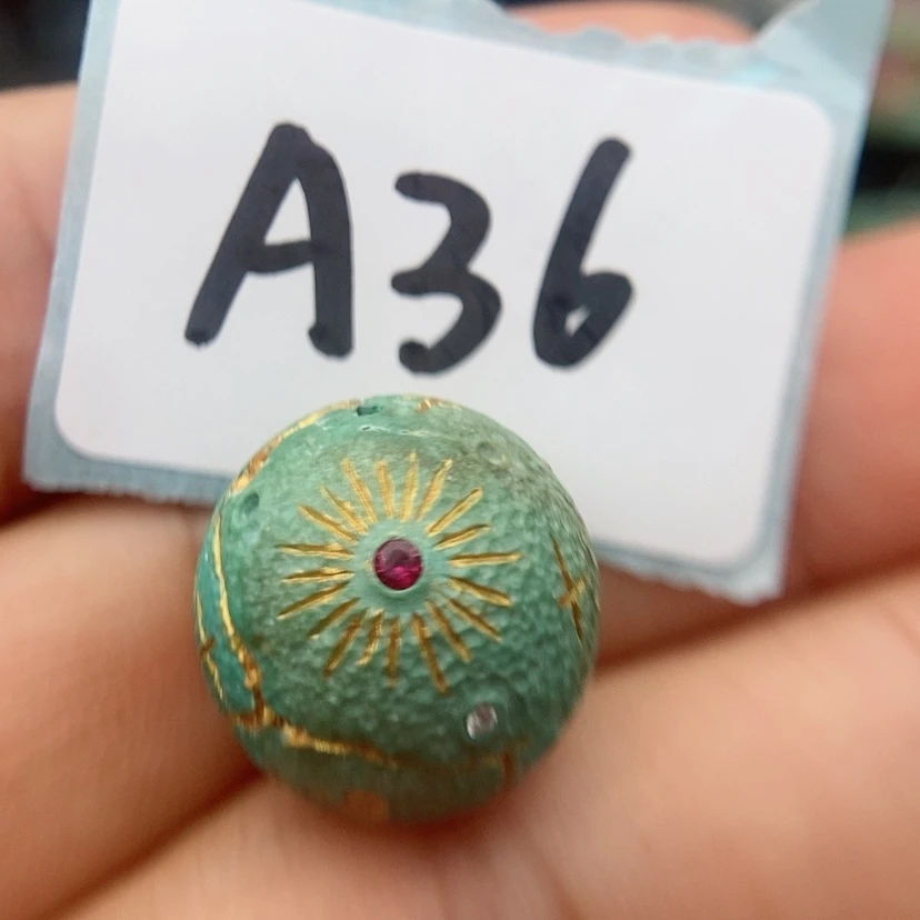 【闪购商品】绿松石挂件未镶嵌暖**夏