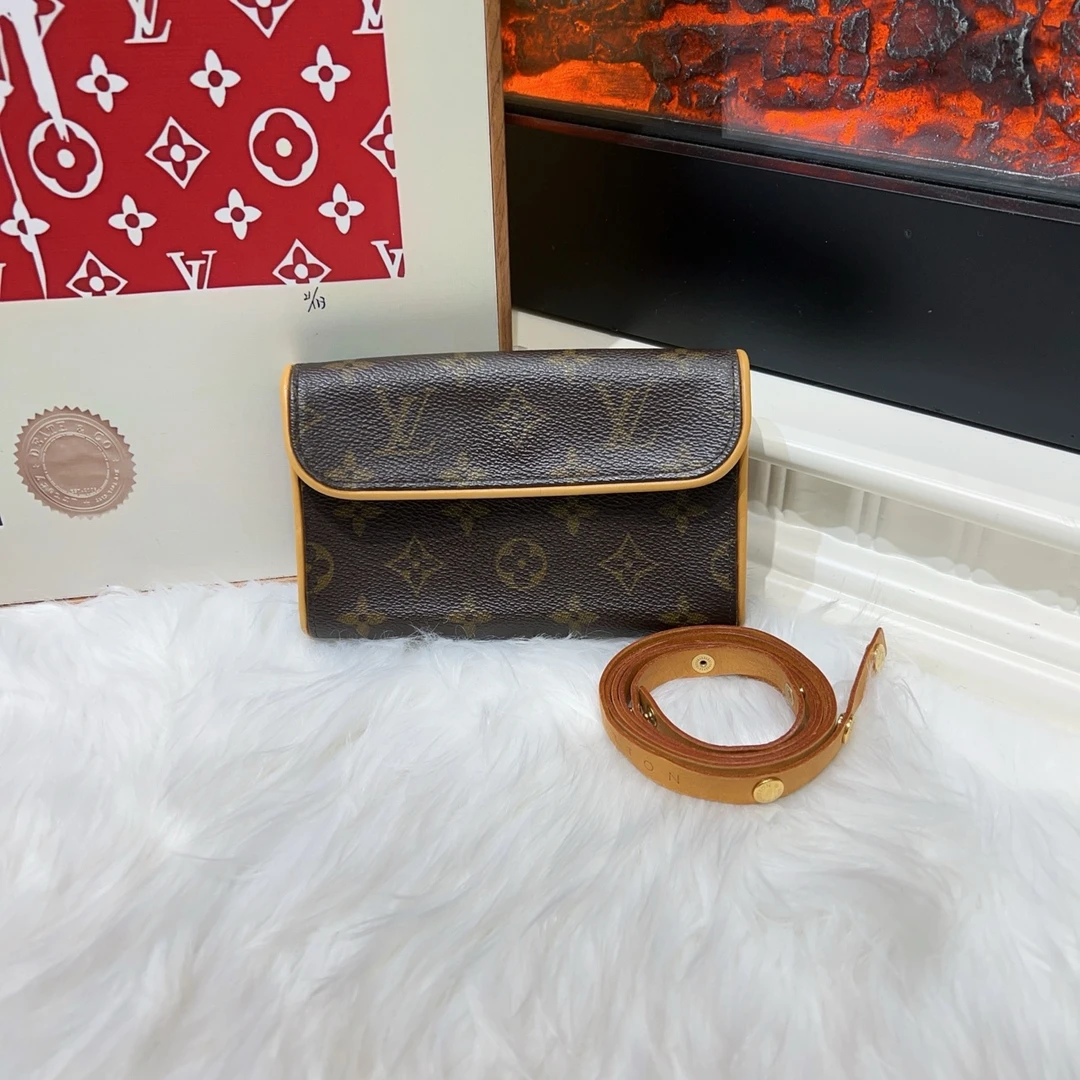 95新 LouisVuitton/路易威登 lv 老花腰包 a4856