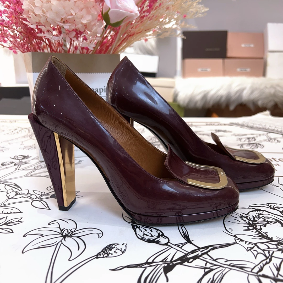 95新 FENDI/芬迪 芬迪fendi高跟鞋37.5码 a3996