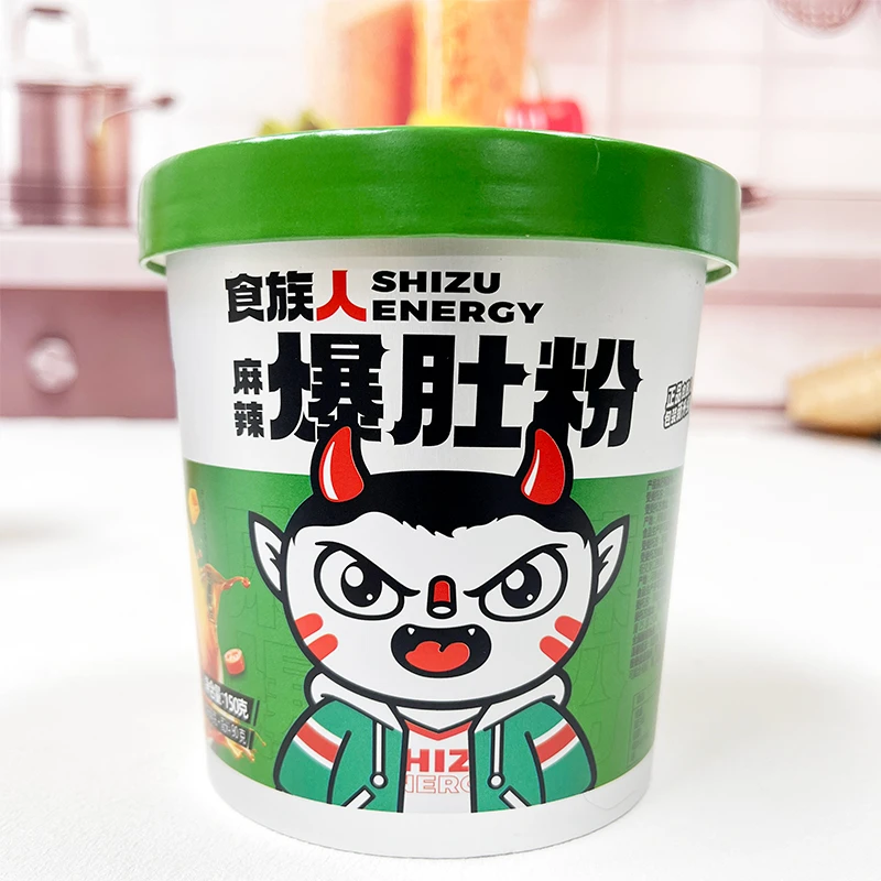 食族人麻辣爆肚粉桶装150g网红酸辣螺蛳粉米线宿舍速食夜宵免煮