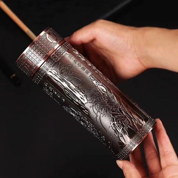 宜兴紫砂杯保温杯男女士茶杯带茶滤泡茶水杯务便携车载办公室杯子