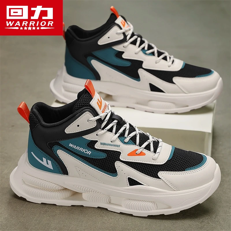 回力男鞋冬季爆款2025新款厚底跑步运动防滑增高休闲老爹百搭潮鞋