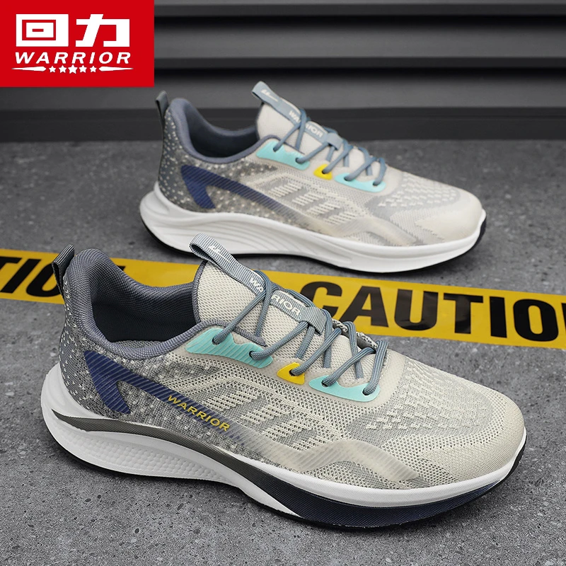 回力飞织椰子男鞋2025新款秋季透气吸汗防臭运动休闲跑步轻便网面