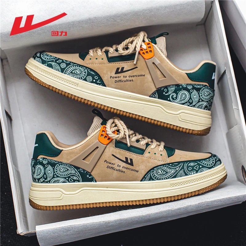 回力男鞋冬季2025新款运动小众设计感青少年厚底板鞋运动休闲潮鞋