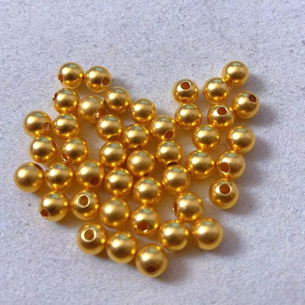 幸牌珠宝 足金999 卡5古法珠 加厚版精致素款古法珠