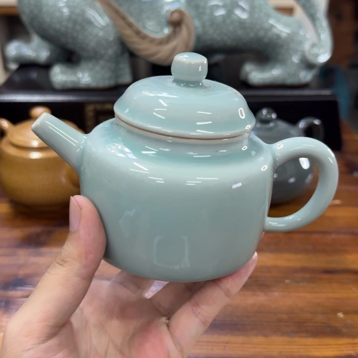 龙泉青瓷茶具微瑕2757