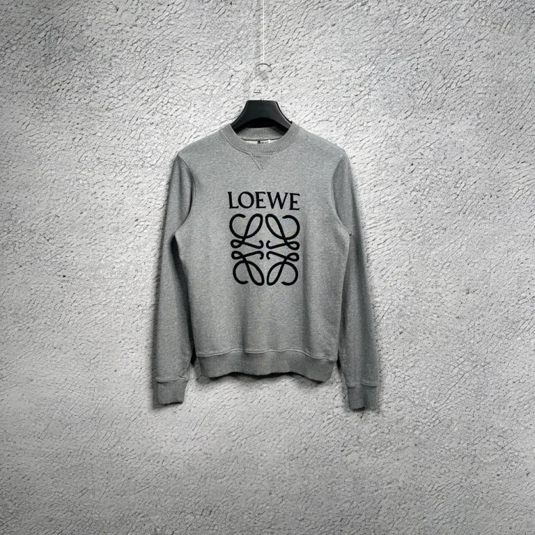 99新 罗意威灰色刺绣卫衣 尺码：S/M