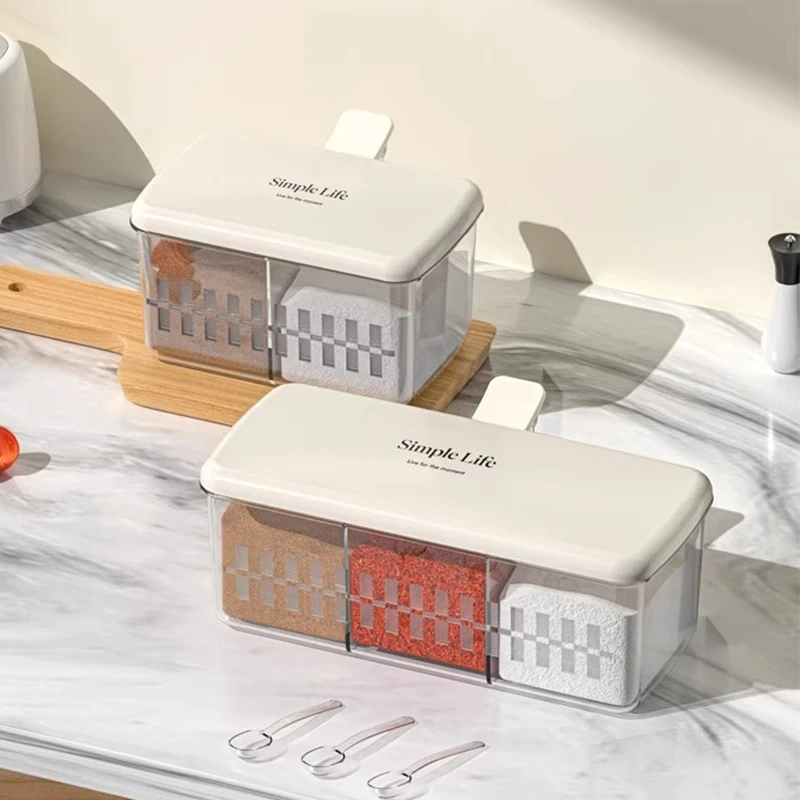 调料盒家用厨房调料罐多功能一体多格盐味精胡椒收纳佐料调味瓶子