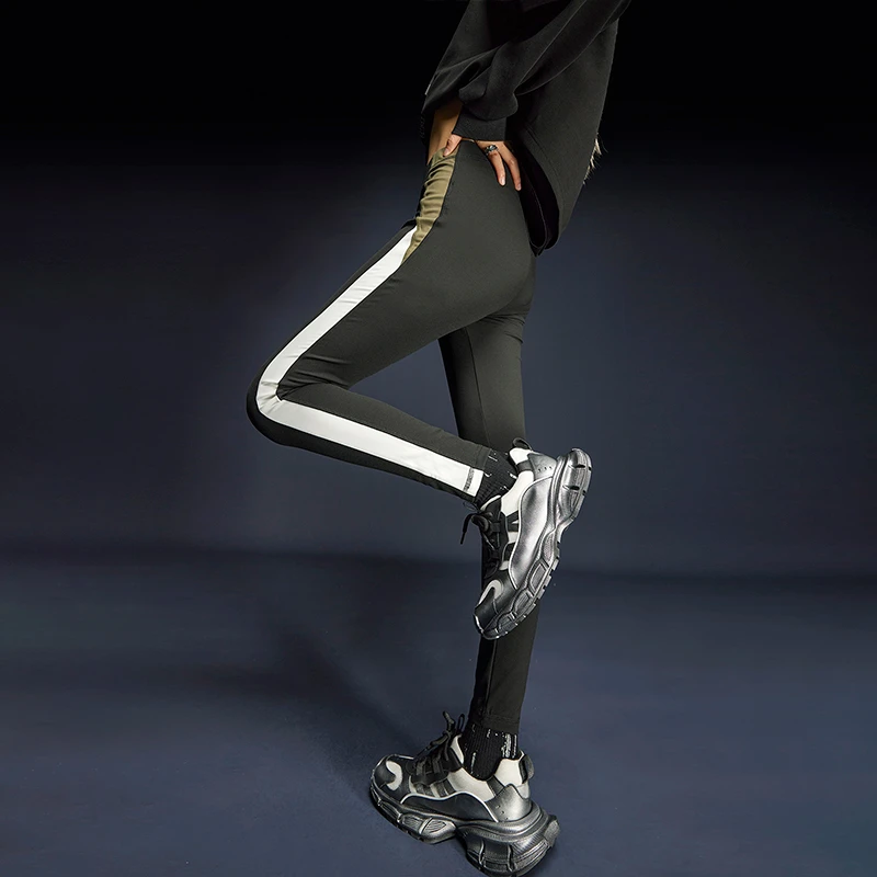 秋冬打底裤休闲黑色裤子女士长裤潮D30588