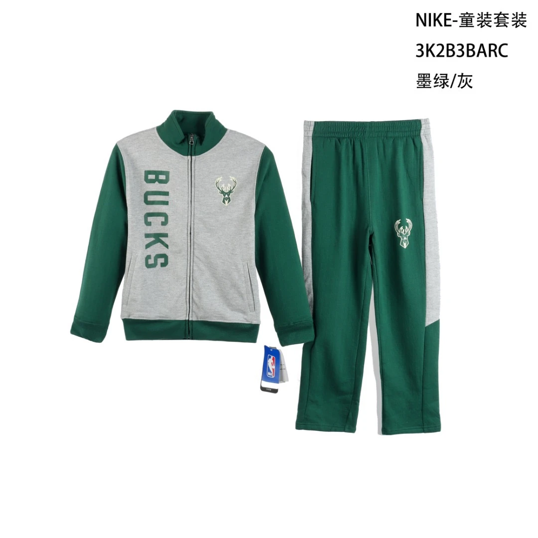 NIKE-NBA雄鹿队小童运动套装-NO退NO换