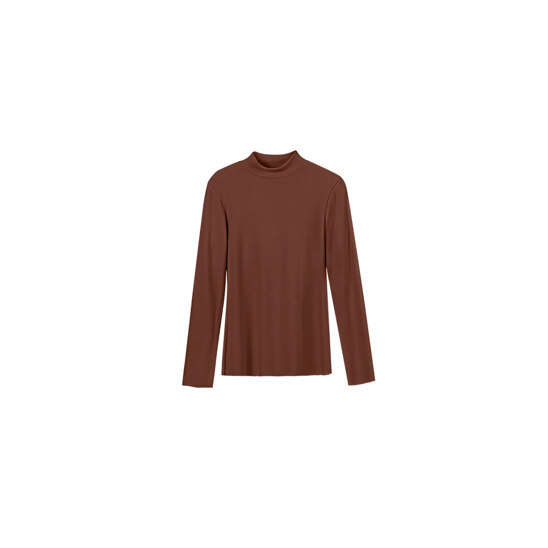 【发热火焰山】靠谱之光 女士半高领玻尿酸热能美肤衣241746