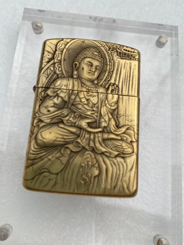 佛悟  902S 盔甲防风煤油打火机  3D浮雕工艺