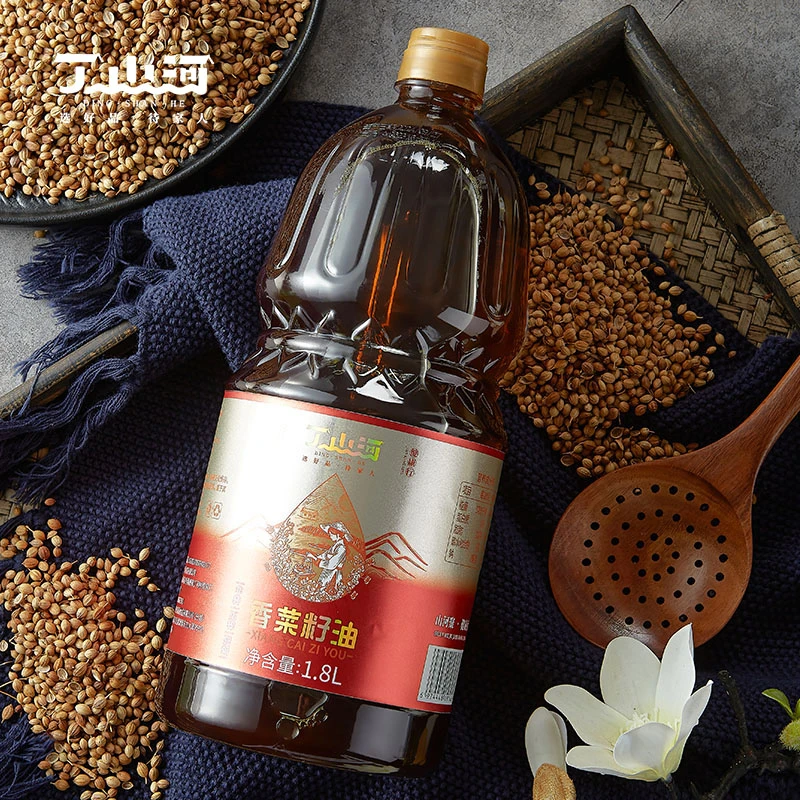 丁山河菜籽油1.8物理压榨非转基因食用油纯正菜籽油浓香菜籽油