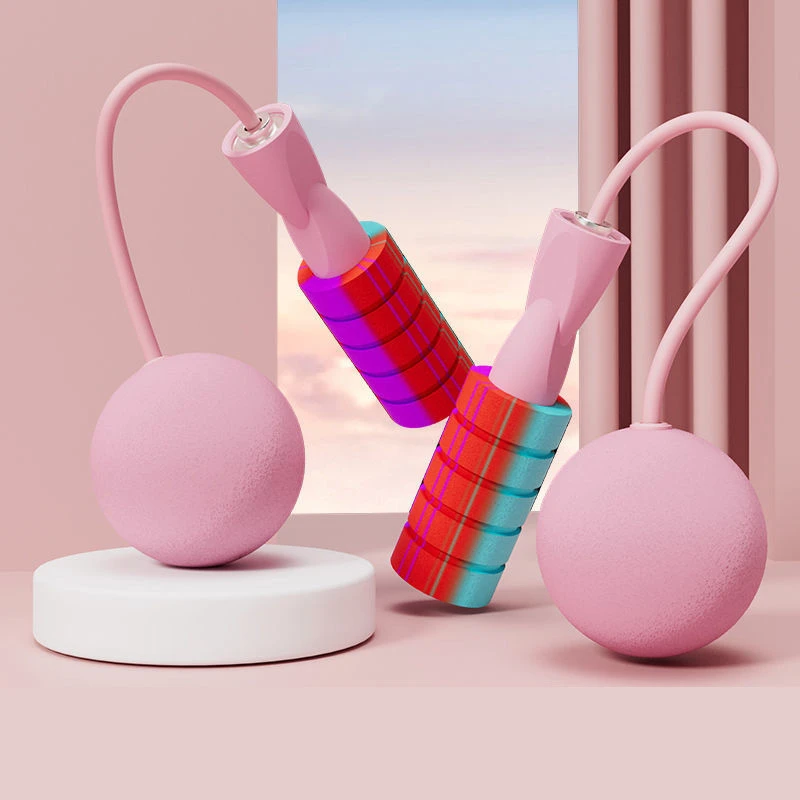 大球无绳室内跳绳健身负重款两用加粗大球跳绳体育用品