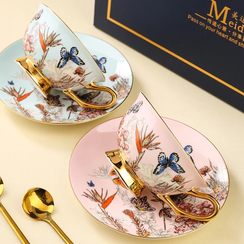 Meidao/美道初夏 咖啡杯子高档精致茶具套装闺蜜生日结婚新婚礼物