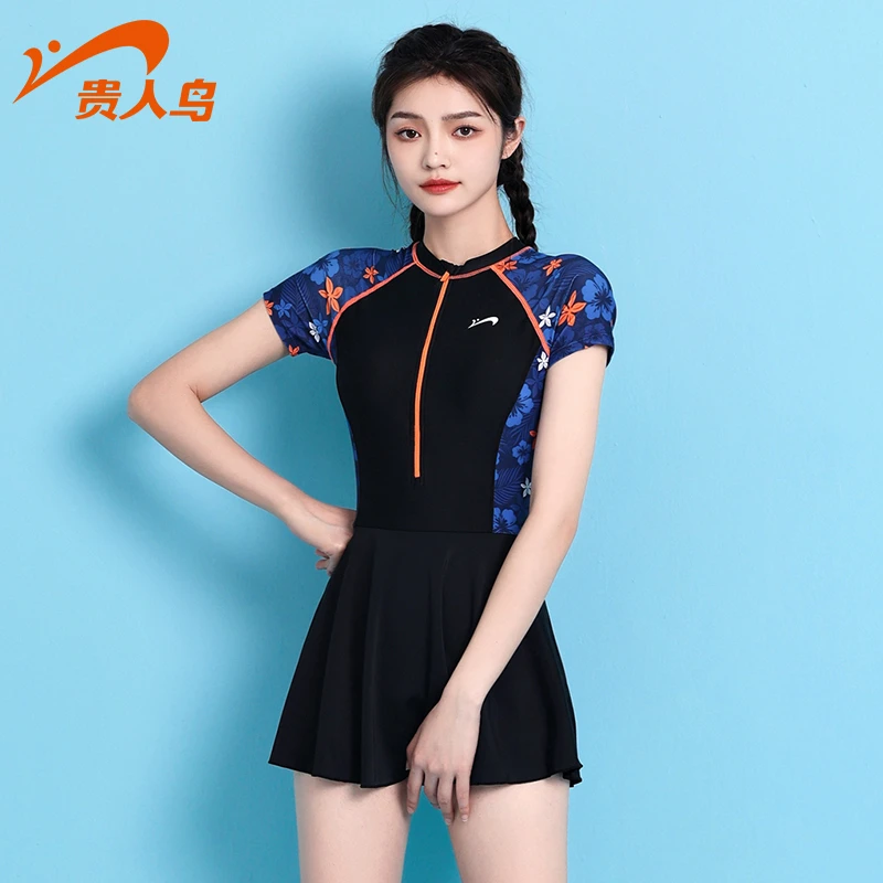 泳衣女款连体游泳衣2024新款爆款夏专业遮肚显瘦保守大码装