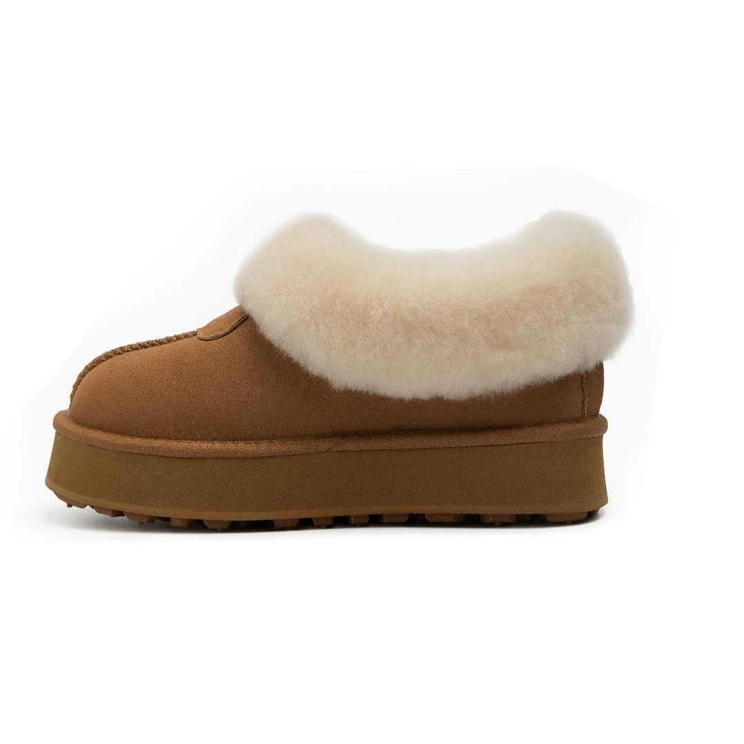 婷婷加绒加厚冬季防滑短靴塔茨特雪地靴