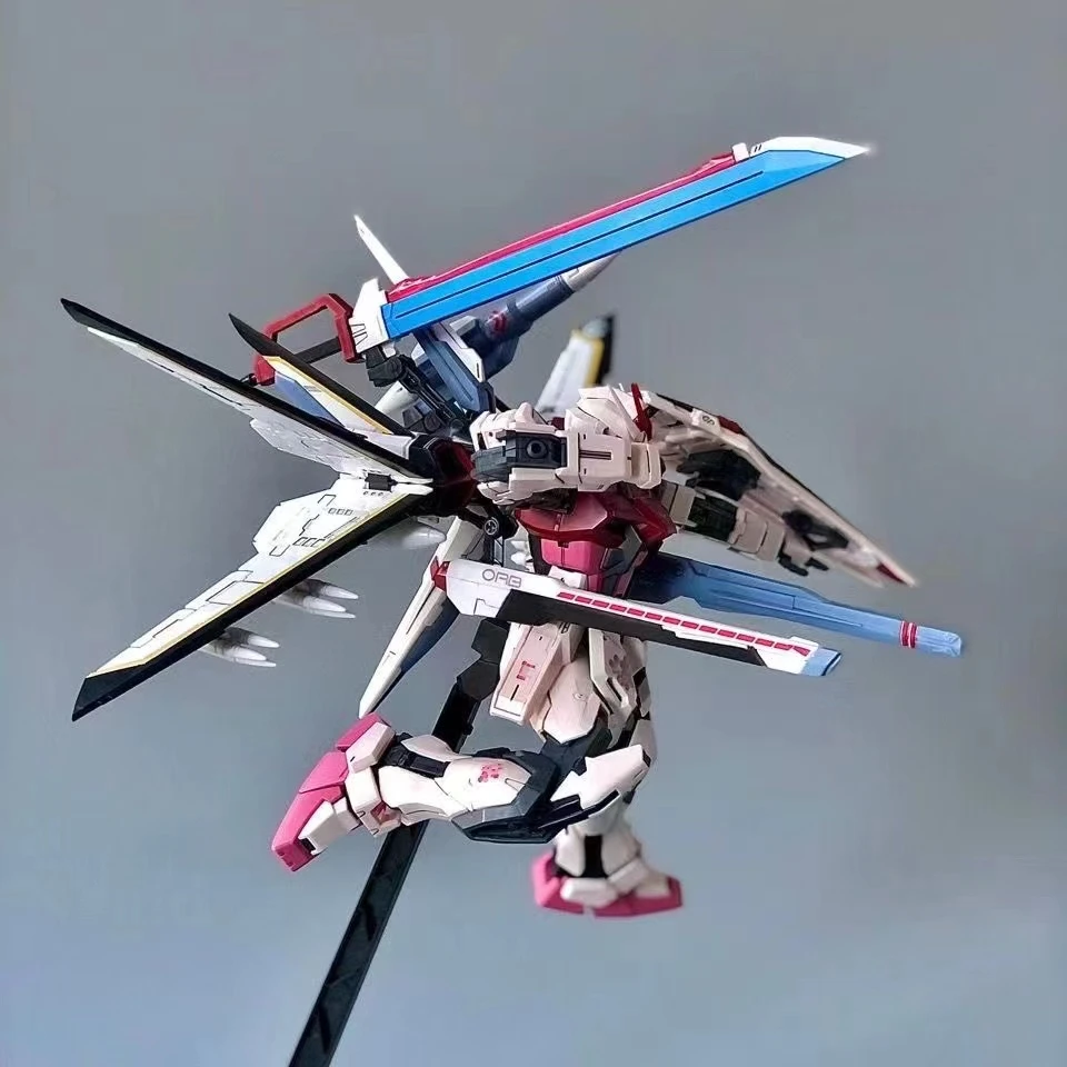 特惠再版 大班MG1/100  嫣红强袭 带凤装备送地台 水贴拼装模型