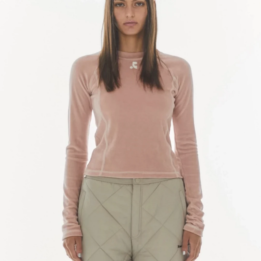 Rest&Recreation 设计师品牌【output】新款踩线锁边天鹅绒长袖