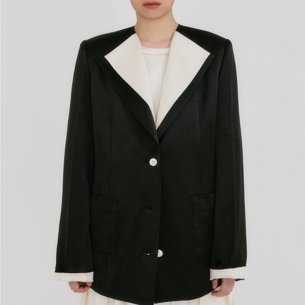 EENK 设计师品牌【output】廓形翻领西装外套