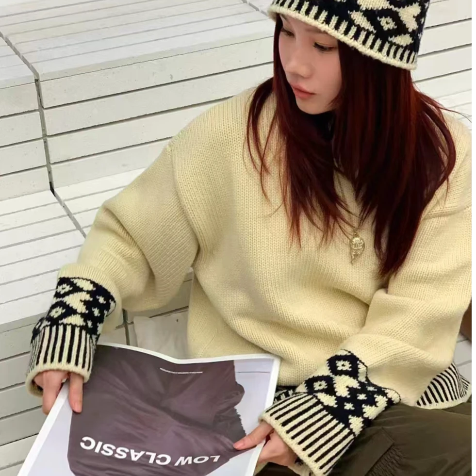 LOW CLASSIC设计师品牌[output]提花针织衫