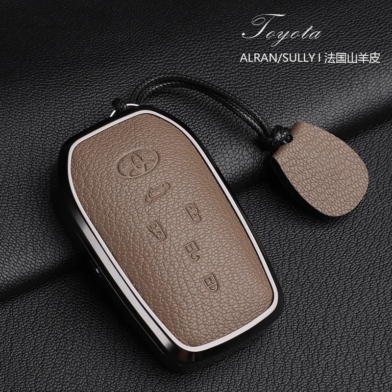 适用Toyota格瑞维亚赛那钥匙套威尔法埃尔法塞纳钥匙包扣壳金属羊