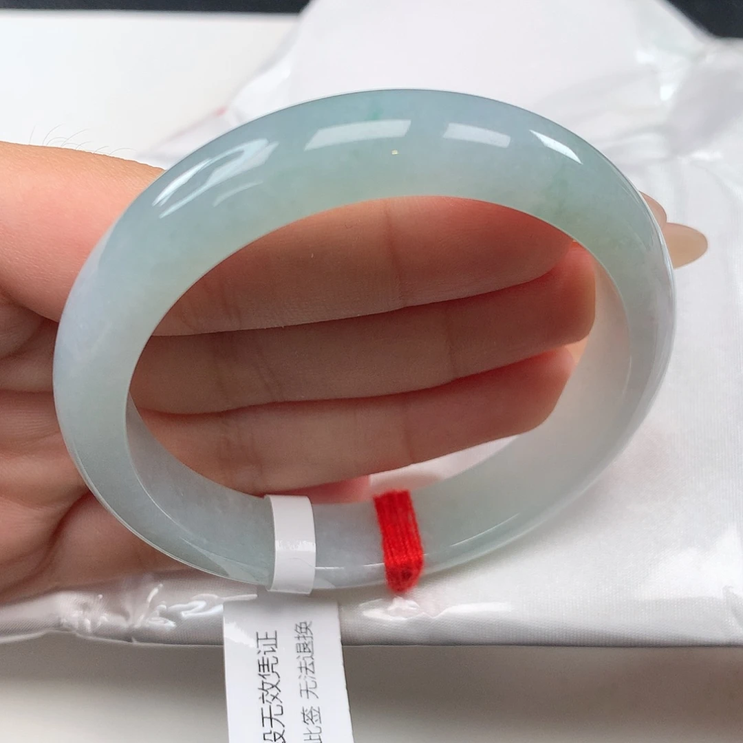 翡翠手镯未镶嵌 正圈⑨⑦