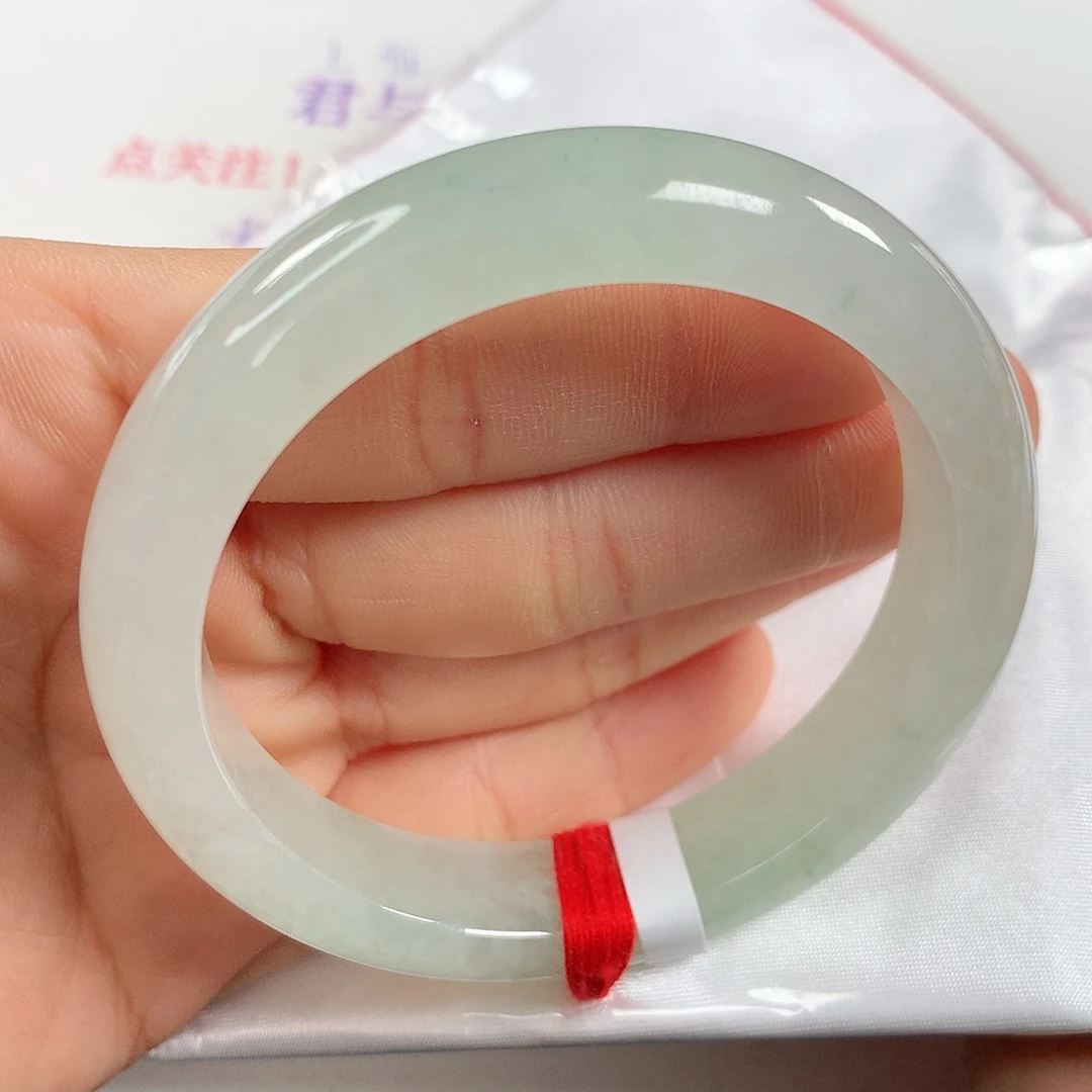 翡翠手镯未镶嵌茜* 正圈