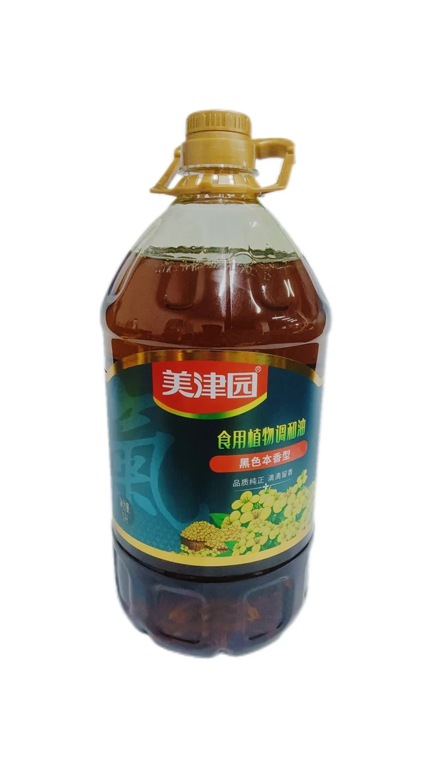 5L美津园食用黑色本香菜籽油