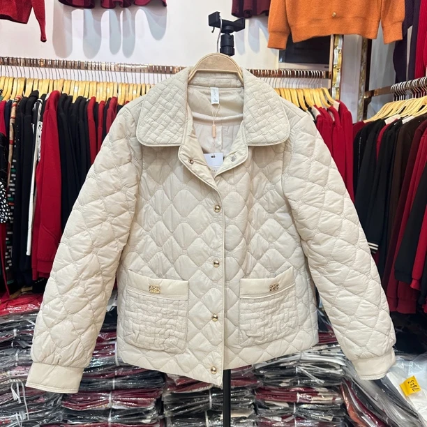 新款妈妈装棉服冬季保暖女士外套