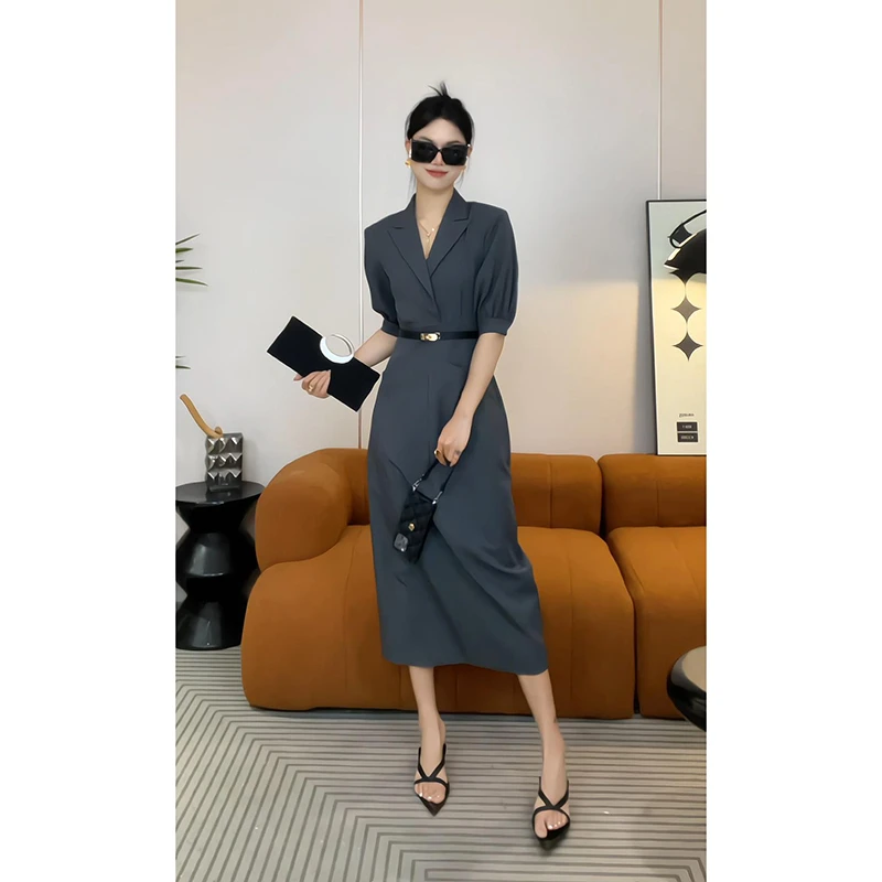 「西雅图」2024夏季新款时尚气质轻奢女装连衣裙 HBZC641015 nnassa