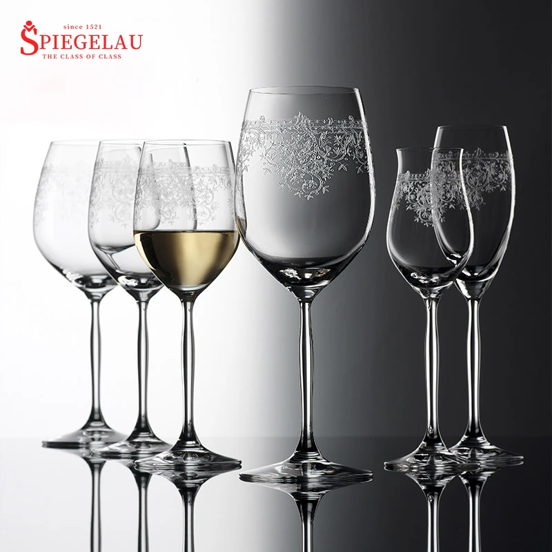 德国进口Spiegelau文艺复兴水晶玻璃葡萄酒杯高脚红酒杯2只礼盒装
