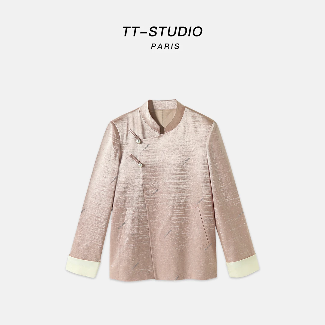 MCOMINILIVES「桃花源记」春夏新款国风新中式盘扣短外套TT-24C9201