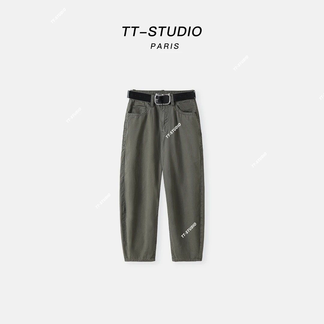 MCOMINILIVES①【伞兵裤】夏季新款舒适百搭休闲九分裤TT-K0001