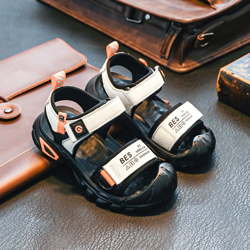 男童凉鞋2025新款中小童韩版夏季宝宝鞋子包头软底鞋小学生沙滩鞋