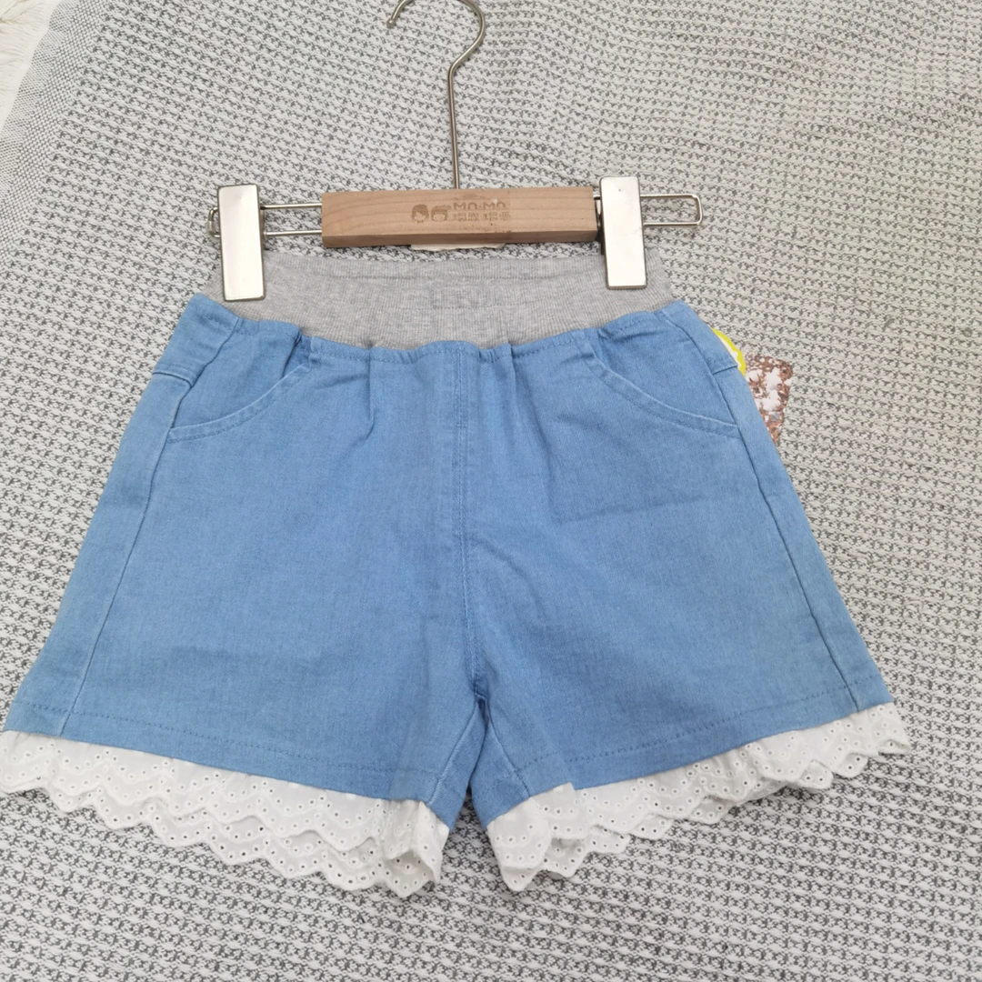 MN.MO【短裤】牛仔时尚花边短裤 2990