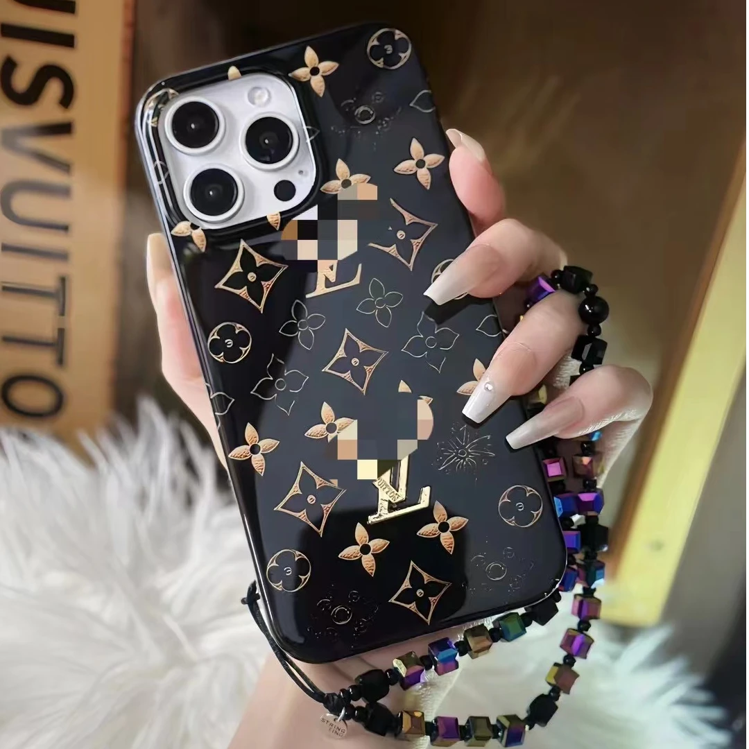 ins潮牌老花适用iphone16promax苹果15手机壳14pro/13高级感12女