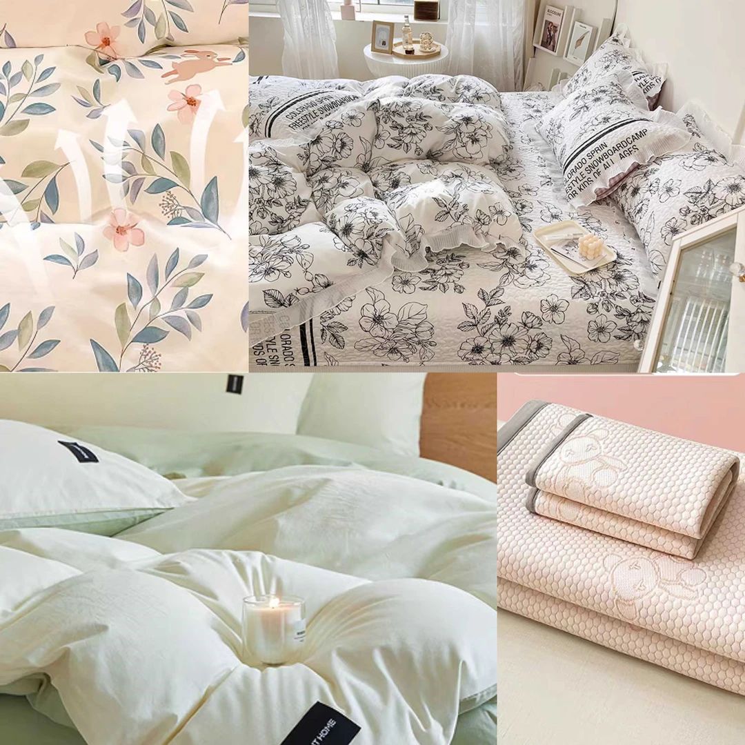 纯棉全棉被套被罩简约小清新棉被罩