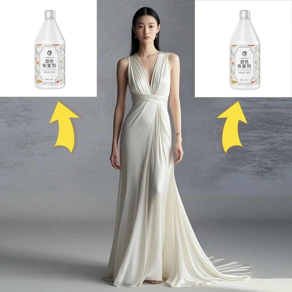 真丝桑蚕丝连衣裙 修复修复修复