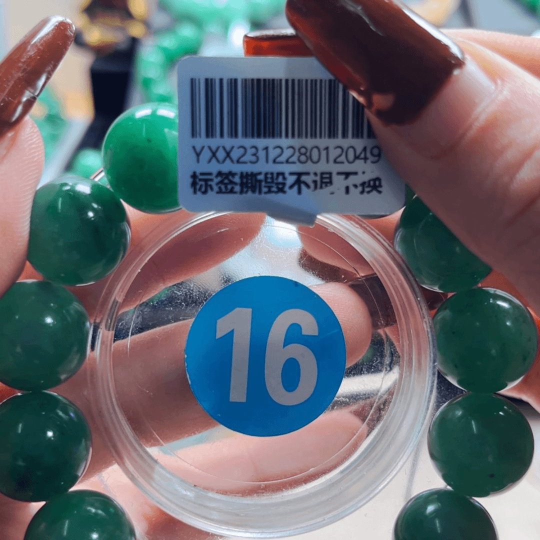 【闪购商品】石英质玉手镯未镶嵌豆，15.8