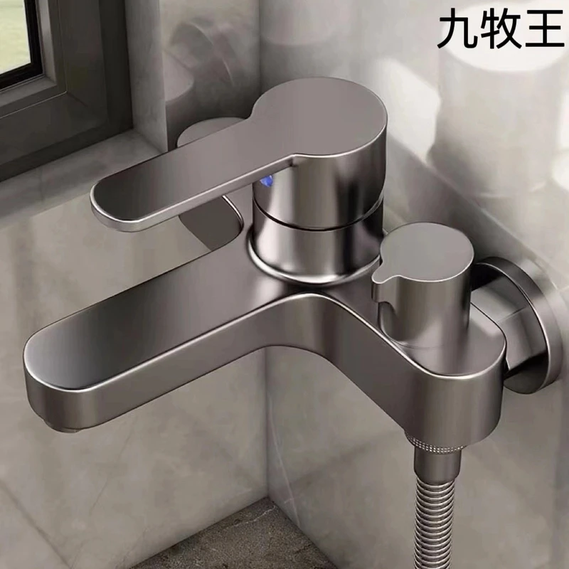 高品质全铜淋浴水龙头一整套浴缸沐浴雨花洒套装浴室淋浴龙头冷热