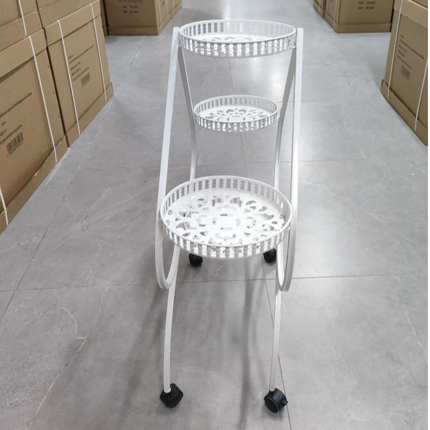 大倩白色高档花架333