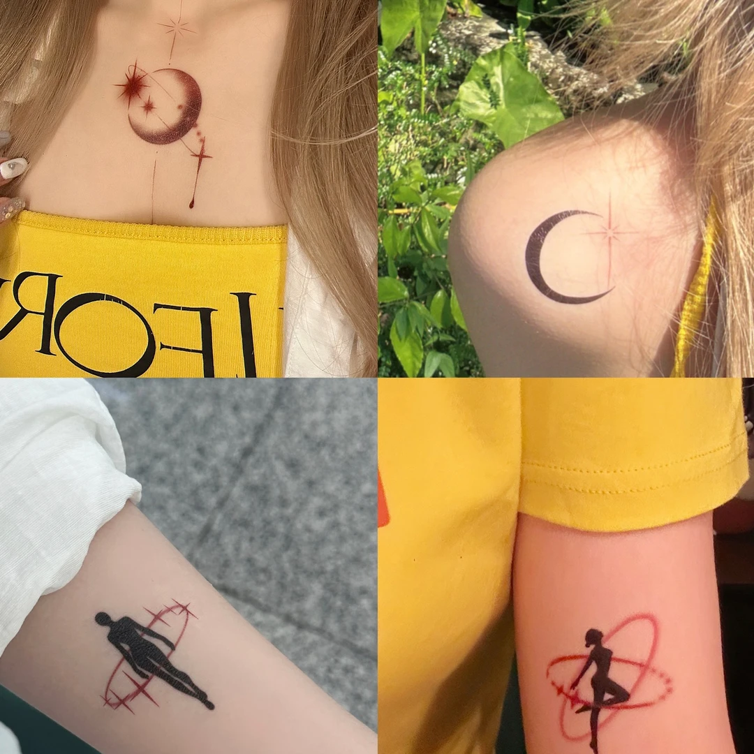 hucares「性感阿尔忒弥斯」原创设计纹身贴