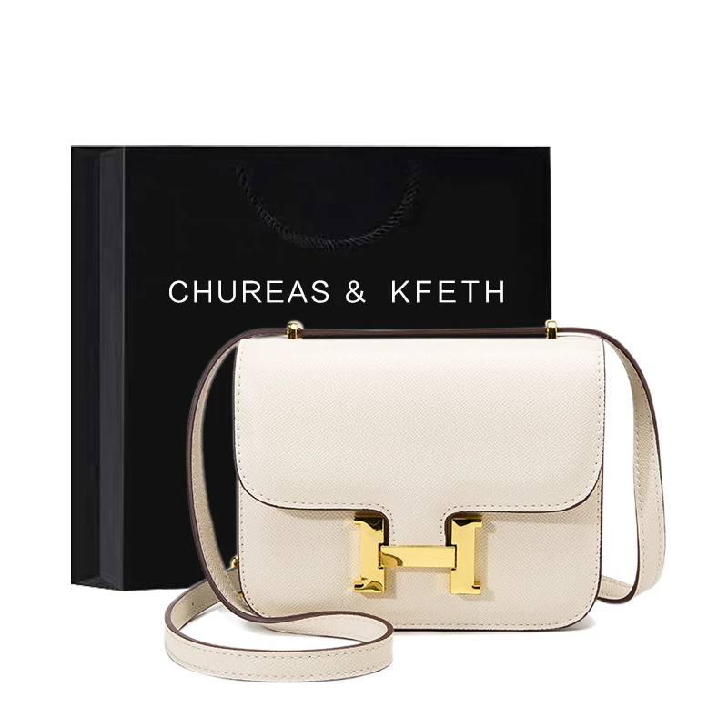 CHUREAS&KFETH新款高品质感小方包时尚百搭斜挎单肩腋下包